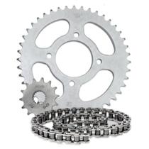 Kit Transmissão Relação Scud Yes 125 Aço 1045