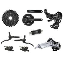 Kit Transmissão Shimano Tourney TX 8v Bike Grupo Shimano Kit Transmissão Shimano Tourney TX 8v Bike Grupo Shimano