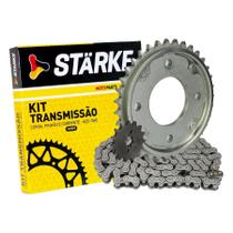 Kit Transmissão Starke Relação Biz 100 Aço1045 Moto Starke