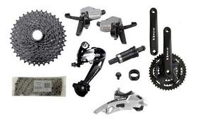 Kit Transmissão Sunrun 9v / 27v Completo Pedivela + Central