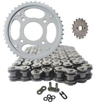 Kit Transmissão Titan 160 Fan 160 2016 Até 2021 Corrente Com Retentor Kitmax Titanium - Kitmaxpower Kit Transmissão Titan 160 Fan 160 2016 Até 2021 Corrente Com Retentor Kitmax Titanium - Kitmaxpower