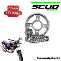 Kit Transmissão Titan150 Fan150 Start150 Cargo150 Com Retentor Scud
