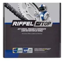 Kit Transmissão Tração Moto Honda Nxr Bros 160 Xre 190 Com Retentor