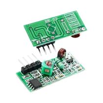 Kit Transmissor E Receptor Sem Fio 433MHz Módulo Super Regenerativo 315MHz Para Arduino DC 5V
