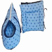 Kit Transporte Bolsa Colchonete Impermeavel Top Realeza Azul Kit Transporte Bolsa Colchonete Impermeavel Top Realeza Azul