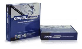 KIT trasmissao tracao relacao CG 150 TITAN SPORT (04-08) SEM RETENTOR RIFFEL