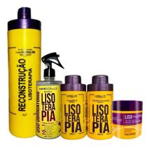 Kit Tratamento 5 Em 1 Lisoterapia Linha Completa