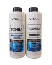 Kit Tratamento Bomba Shampoo 1L + Condicionador 1L Vita