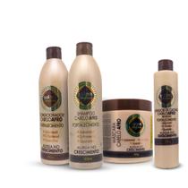 Kit Tratamento Cabelo Afro Mais Força Salon Maycrene + Ativador Afro