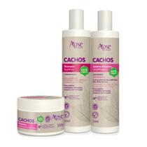 Kit Tratamento Cachos Apse Shampoo, Mascara e Gelatina