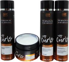 Kit Tratamento Cachos Sh, Mas, Cond, Geleia Hairs Company