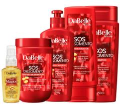 Kit Tratamento Capilar Hidratação Crescimento Vegano Dabelle - Dabelle Hair