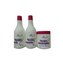 Kit Tratamento Capilar Mandioca com Queratina Gileade 500Ml