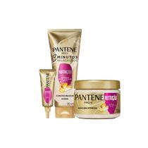 Kit Tratamento Capilar Pantene Nutrição Ampola 45g + Condicionador Diário Pantene Nutrição 170ml + Máscara de Tratamento Pantene Pro-V Nutrição 270ml