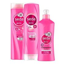 Kit Tratamento Completo Seda Ceramidas Brilho 3 Produtos Kit Tratamento Completo Seda Ceramidas Brilho 3 Produtos