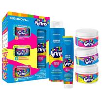 Kit Tratamento Cronograma Capilar Crono Funny c/ 5 Itens - Bioinnova