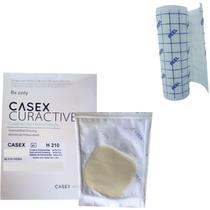 Kit Tratamento De Machucados Lesão 1 Hidrocoloide + 1m Filme Adesivo Kit Tratamento De Machucados Lesão 1 Hidrocoloide + 1m Filme Adesivo