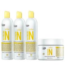 Kit Tratamento E Finalização Curly Care Nutrição (4 Itens)