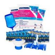 Kit Tratamento E Limpeza Piscina Cloro Pastilha