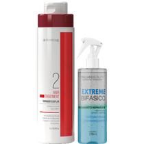 Kit Tratamento Escova Progressiva Redutor De Volume Selagem