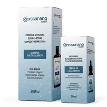 Kit Tratamento Exssonano Awata (Shampoo Pre Tratamento 200ml+Sérum Crescimento 50ml)