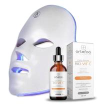 Kit Tratamento Facial LED + Sérum Hialu Vit C - Tratamento Completo Kit Tratamento Facial LED + Sérum Hialu Vit C - Tratamento Completo