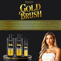 Kit Tratamento Gold Brush Duetto Professional Kit Tratamento Gold Brush Duetto Professional