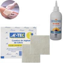 Kit Tratamento Machucados Pele 02 Alginato + 01 Óleo Dermatrol 200ml