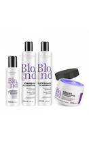 Kit Tratamento Matizador Blond Intense - Para Cabelos Loiros e Grisalhos