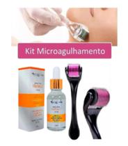 Kit tratamento microagulhamento facial + serum vitamina C