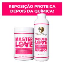 Kit tratamento obrigatório RP Master Love Profissional litro Robson Peluquero Kit tratamento obrigatório RP Master Love Profissional litro Robson Peluquero