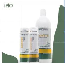 Kit Tratamento Para Cacheados, Crespos E Volumosos Intenso Shampoo e Creme De Pentear e Condicionador 100% Orgânico