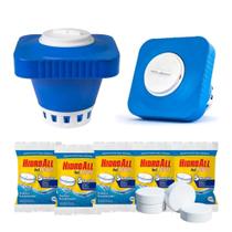 Kit Tratamento Piscina: Clorador Grande + 5 Unidades De Cloro Tabletes Astralpool 200g Kit Tratamento Piscina: Clorador Grande + 5 Unidades De Cloro Tabletes Astralpool 200g