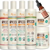 Kit Tratamento Reconstrutor Completo África Baobá Apse Cosmétics 7 Itens