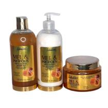 Kit Tratamento Reposição de Colágeno Mel & Própolis Life Hair 500ml