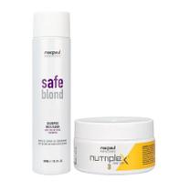 Kit Tratamento Safe Blond Perfect Shampoo E Máscara Macpaul.