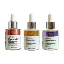 Kit Tratamento Serum Cuidado Diário + Clareador + Noturno