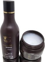 Kit Tratamento Shampoo 300ml Mascara 250g Power Fast Wf