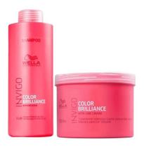 Kit Tratamento Wella Brilliance 2x1 Shamp + Mask -