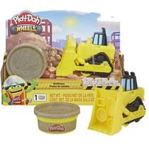 Kit Trator de Esteira Play Doh Wheels + Massinha Play Doh Wheels Hasbro