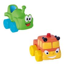 Kit Trator e Caminhão Vinil Macio Para Bebês Super Toys Baby Kit Trator e Caminhão Vinil Macio Para Bebês Super Toys Baby