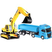 Kit Trator Escavadeira Esteira e Caminhão Terra Articulados Kit Trator Escavadeira Esteira e Caminhão Terra Articulados