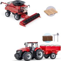 Kit Trator Magnum Graneleiro Agriculture Case Colheitadeira de Grãos flow Axial 9250 Case Replica