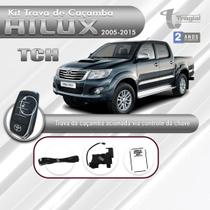 KIT TRAVA DE CAÇAMBA TRAGIAL HILUX 2005 2015 acionada através do controle ORIGINAL da chave