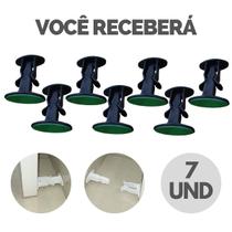 Kit Trava De Porta Batente Fixador Prendedor Adesivo Amortece Impacto - Escolha Seu Kit Kit Trava De Porta Batente Fixador Prendedor Adesivo Amortece Impacto - Escolha Seu Kit