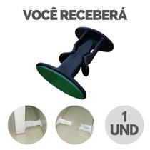 Kit Trava De Porta Batente Fixador Prendedor Adesivo Amortece Impacto - Escolha Seu Kit