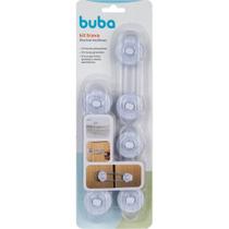 Kit trava de seguranca multiuso flexivel com 7 unidades buba