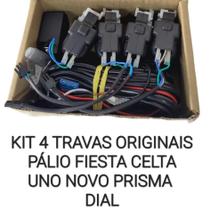 Kit Trava Elétrica 4 Portas Original Dial Fiesta Prisma Uno