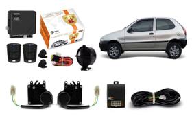 Kit Trava Eletrica + Alarme Fiat Strada 2011 2012 2013 2 Pts