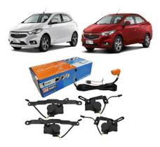 Kit Trava Elétrica Chevrolet Onix Prisma 4 Portas Tragial